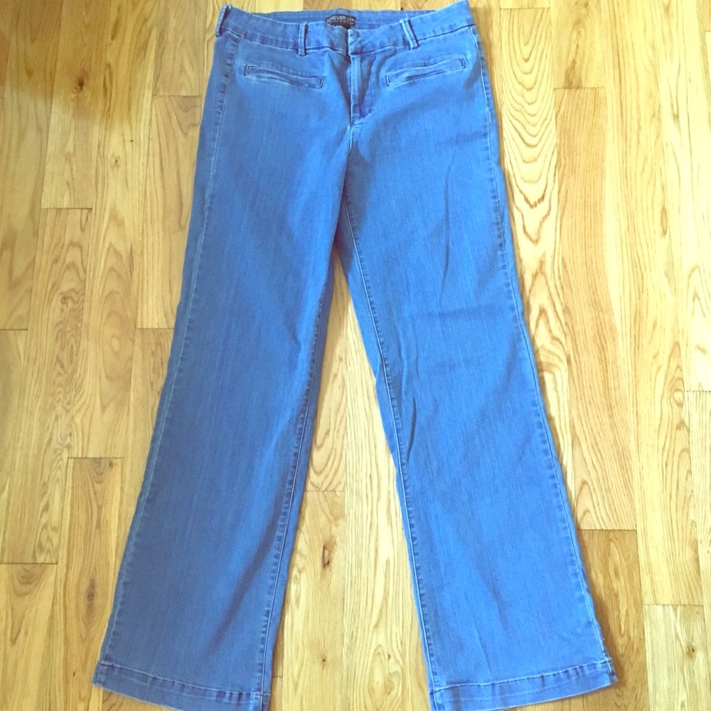 Forever 21 Plus High-waisted Wide-leg Jeans